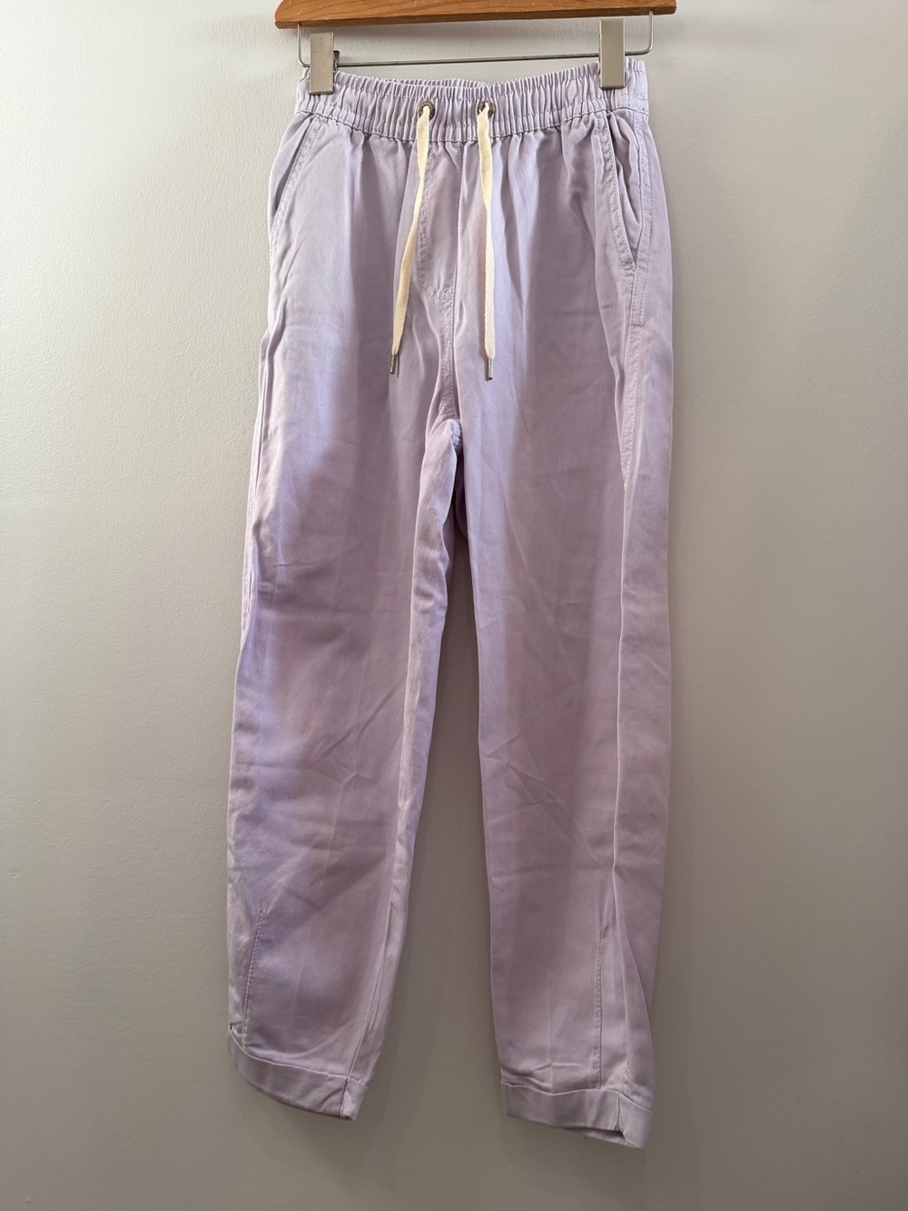 Bershka Lavender Drawstring Pants